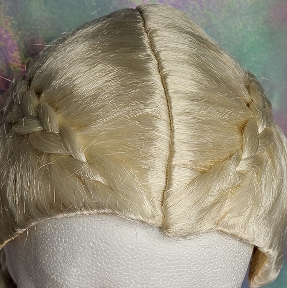Light Icy Blonde Double Braid Boxer Braids Wig - Picture 5 of 11